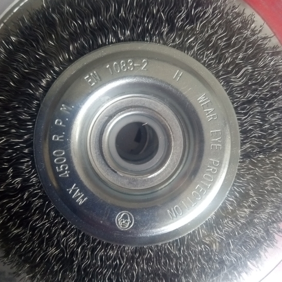 Porter Cable  4" Wire Wheel Brush 3-Pack  PC497203PK NEW SEALED - Picture 7 of 8